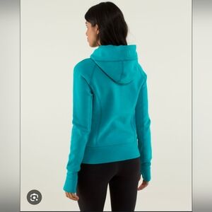 Lululemon Athletica Scuba Teal Namaste